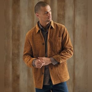 Patrick James Corduroy Jacket Chore Barn Men's large camel tan Ralph Lauren L